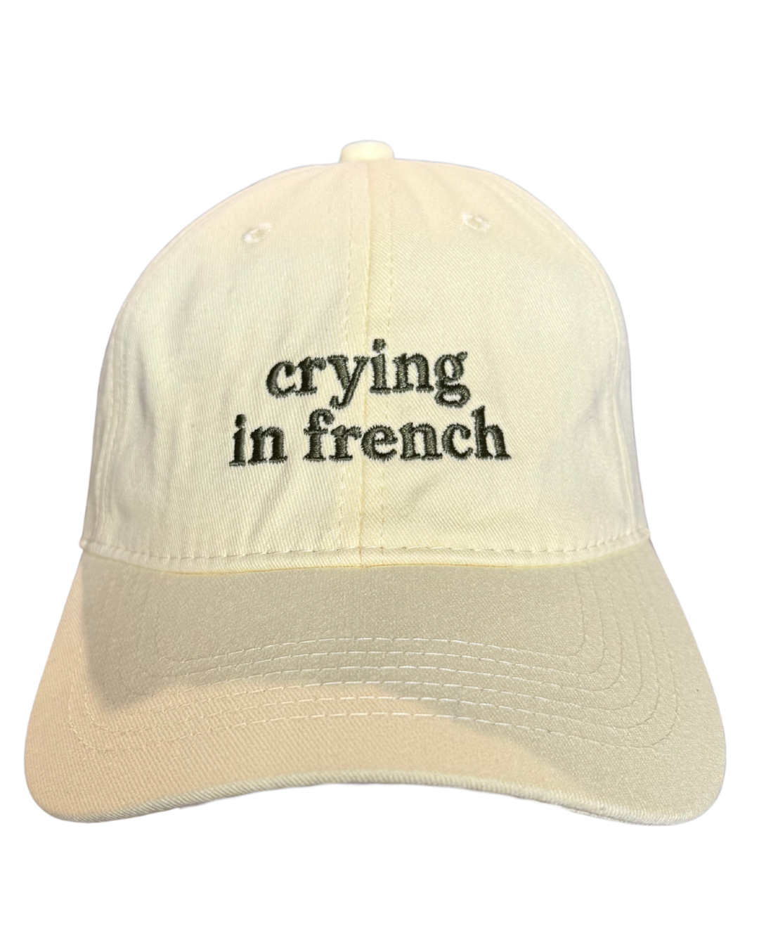 Casquette Crying in french