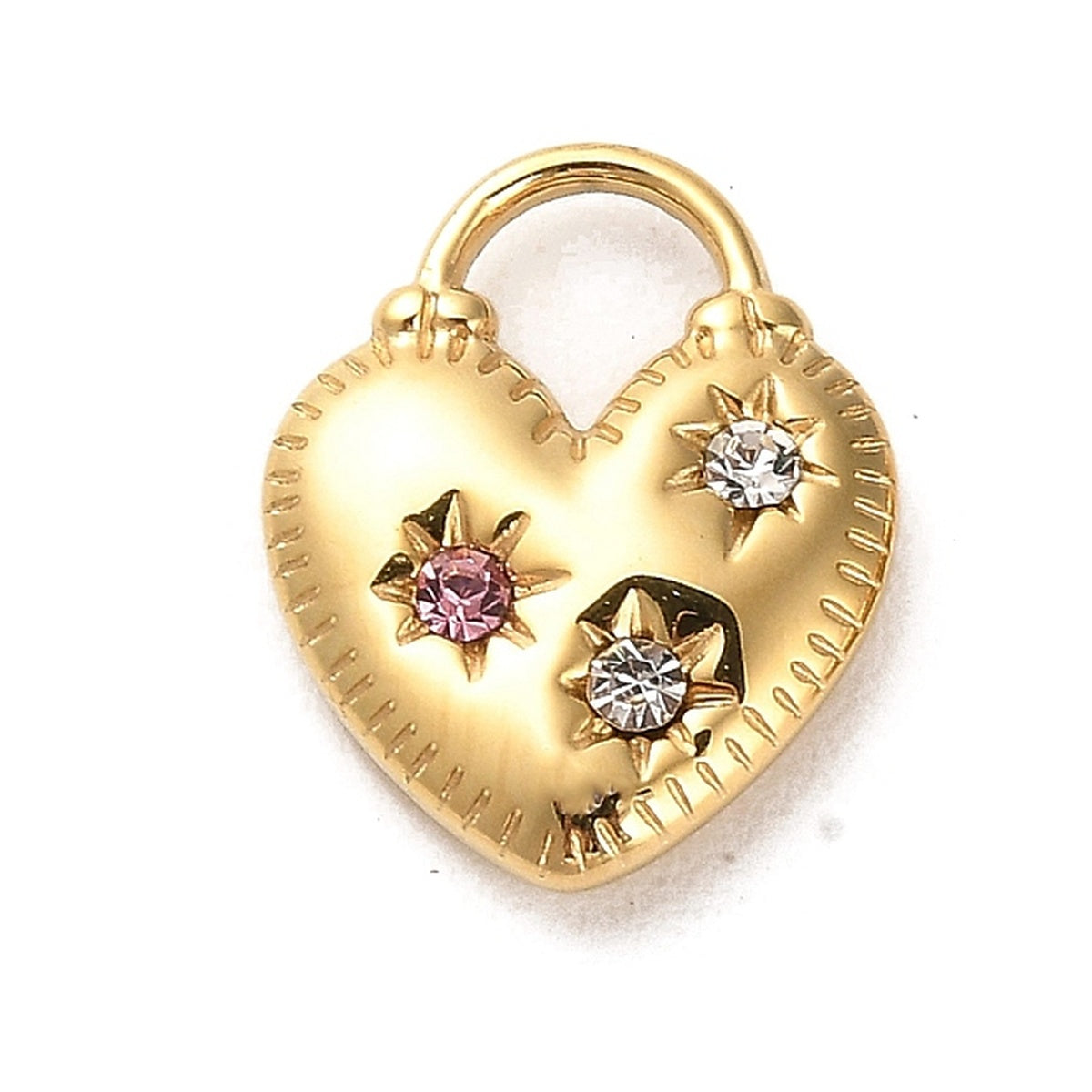 Charm Cœur Cadenas