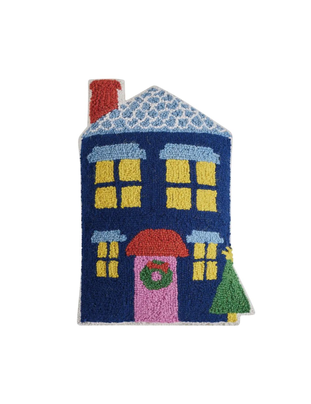 Coussin Blue house