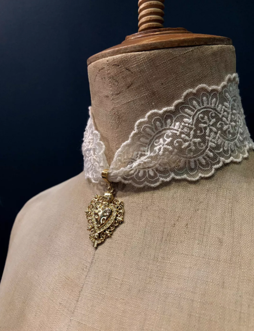 Collier Verona - Choker Dentelle