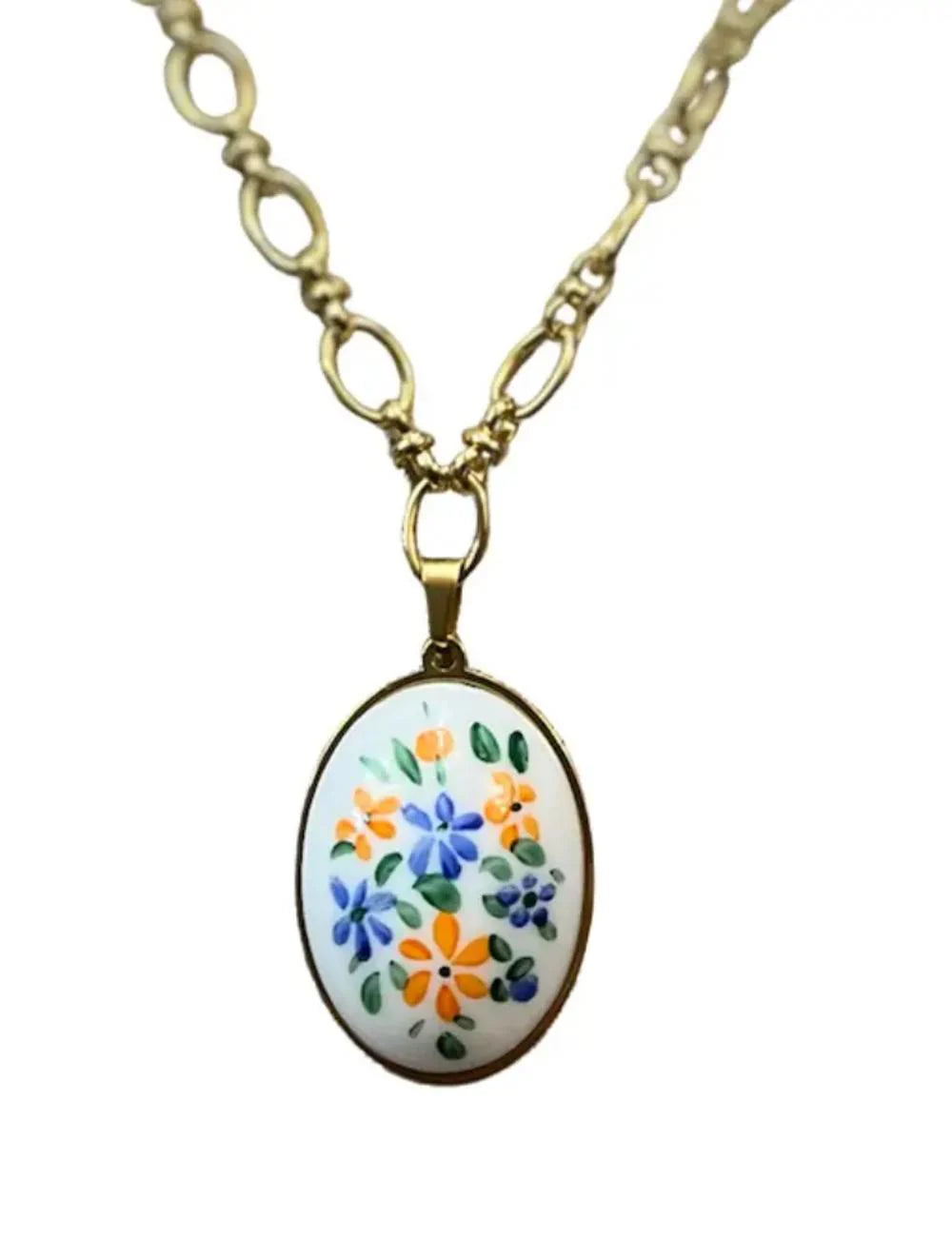 Collier Cabochon floral - 5 Modèles