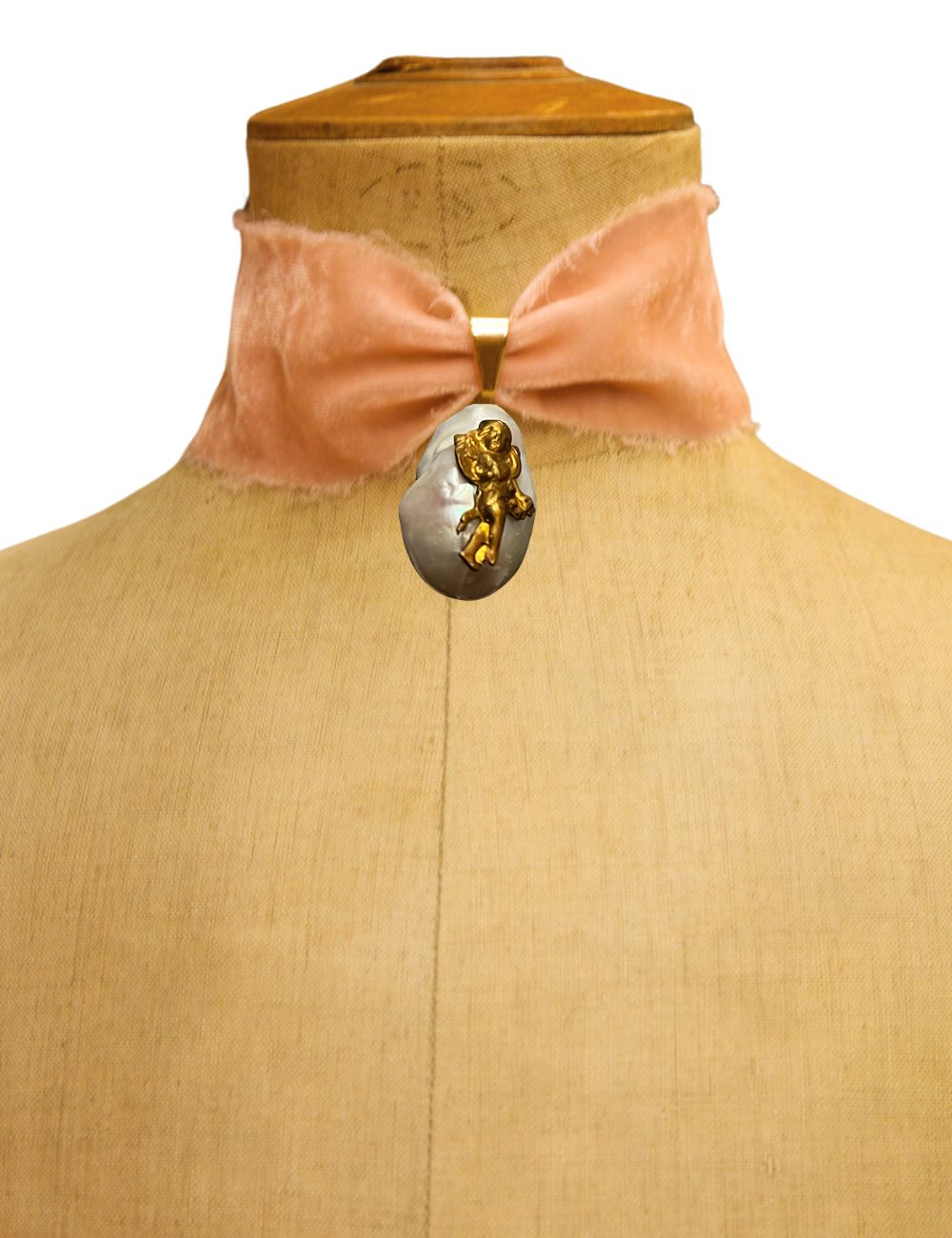 Choker Velours de soie - Barocco