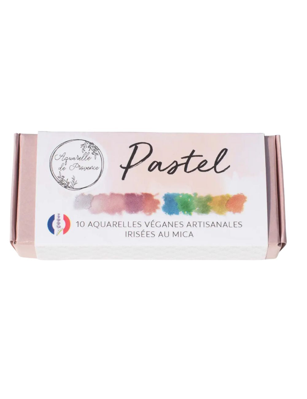 Aquarelle irisée "Pastel"