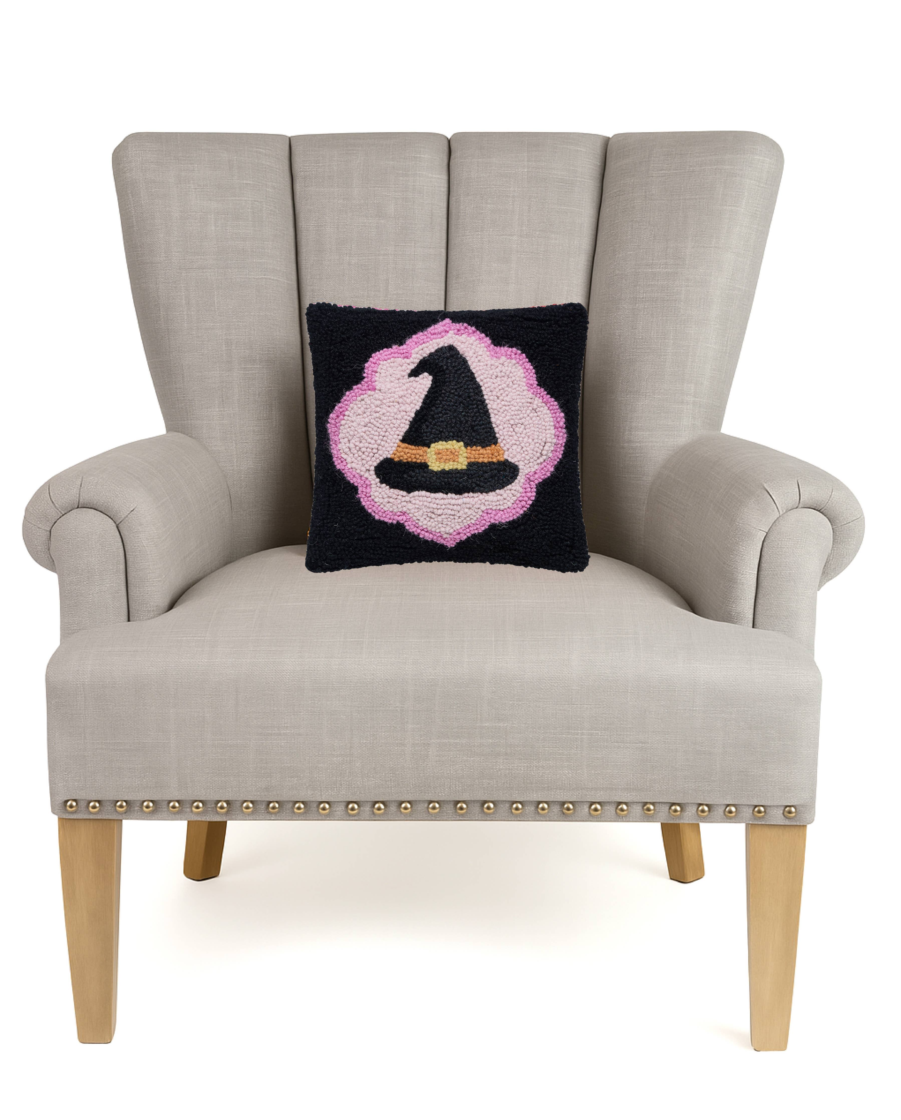 Coussin chapeau sorcière