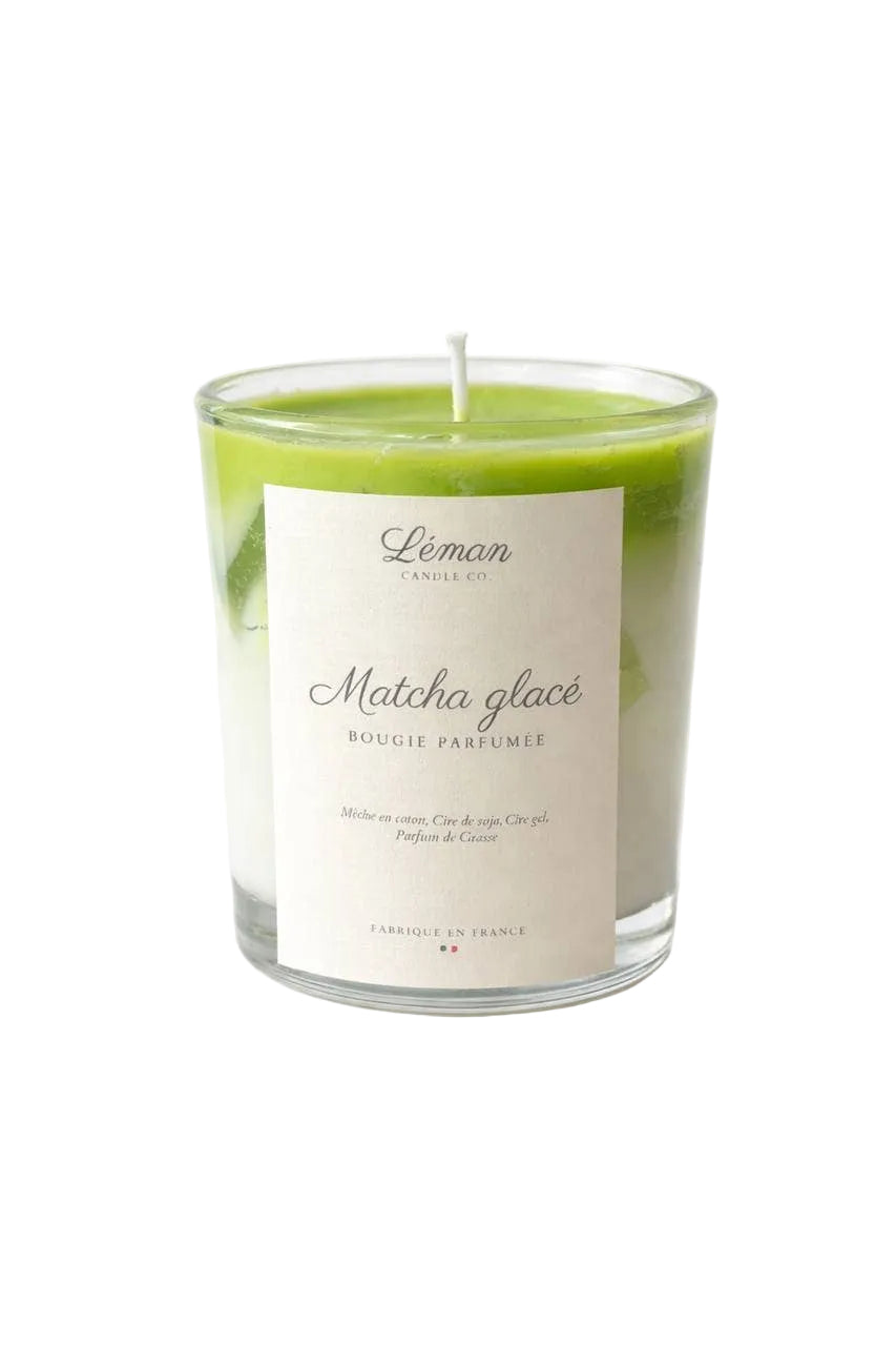 Bougie matcha glacé