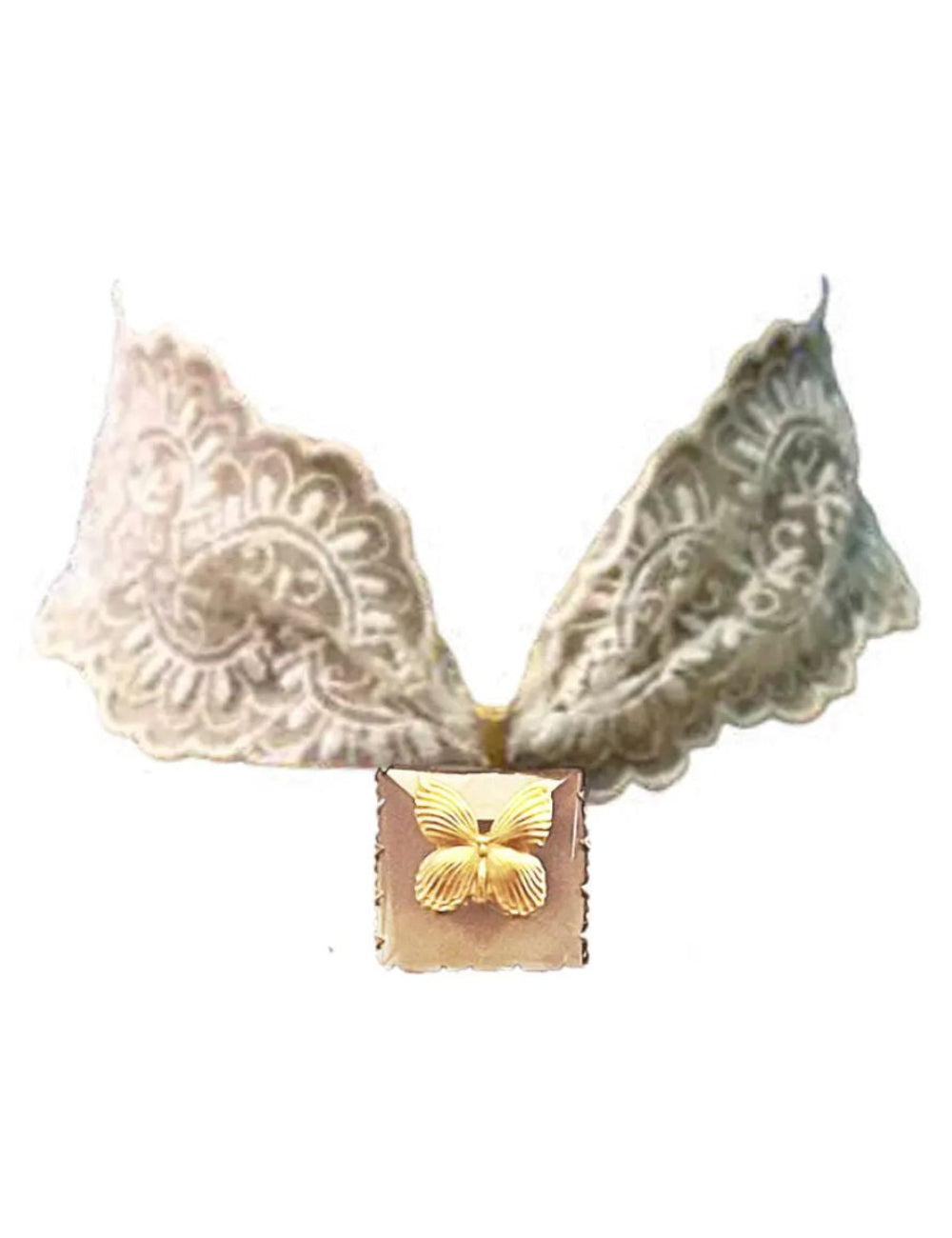 Choker dentelle Papillon