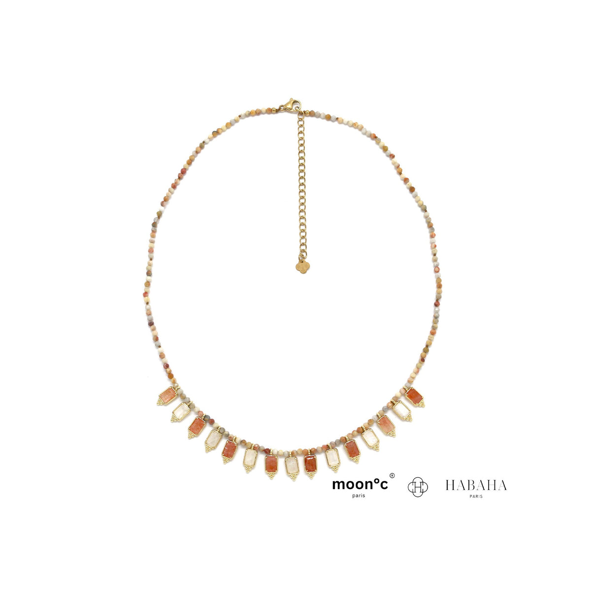 Collier Zélia jaspe crazy lace