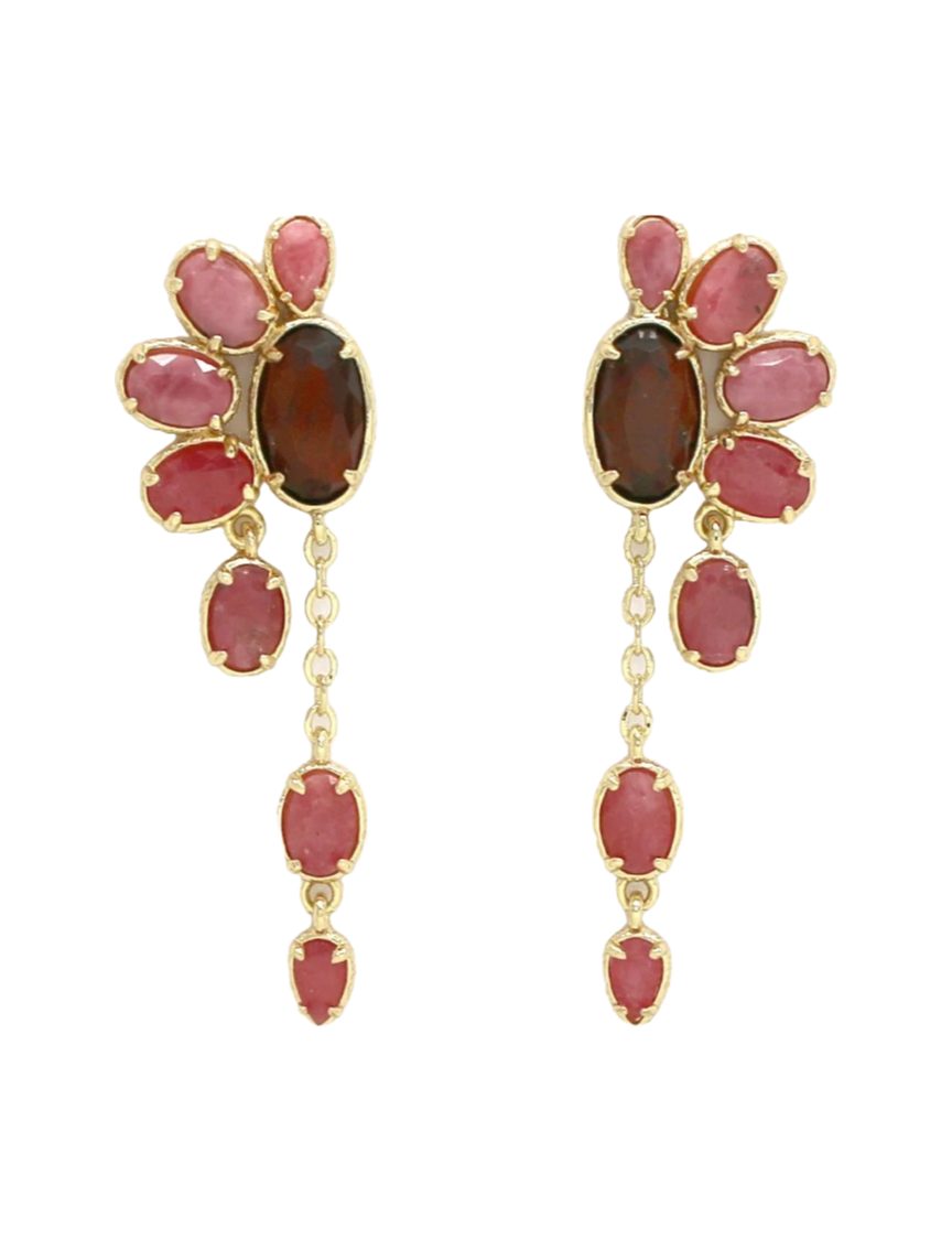Boucles Flavia - Rhodonite