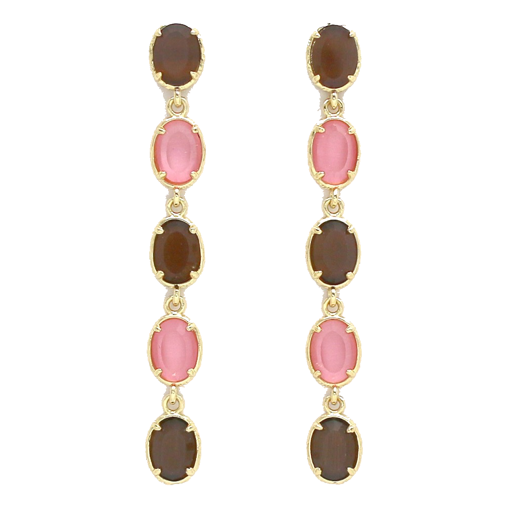 Boucles Gemma - Rose
