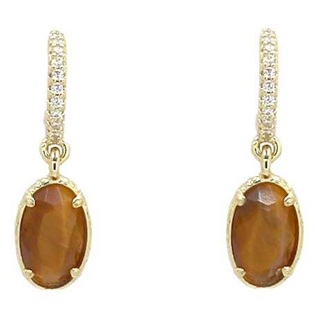Boucles Ovidia - Œil de tigre