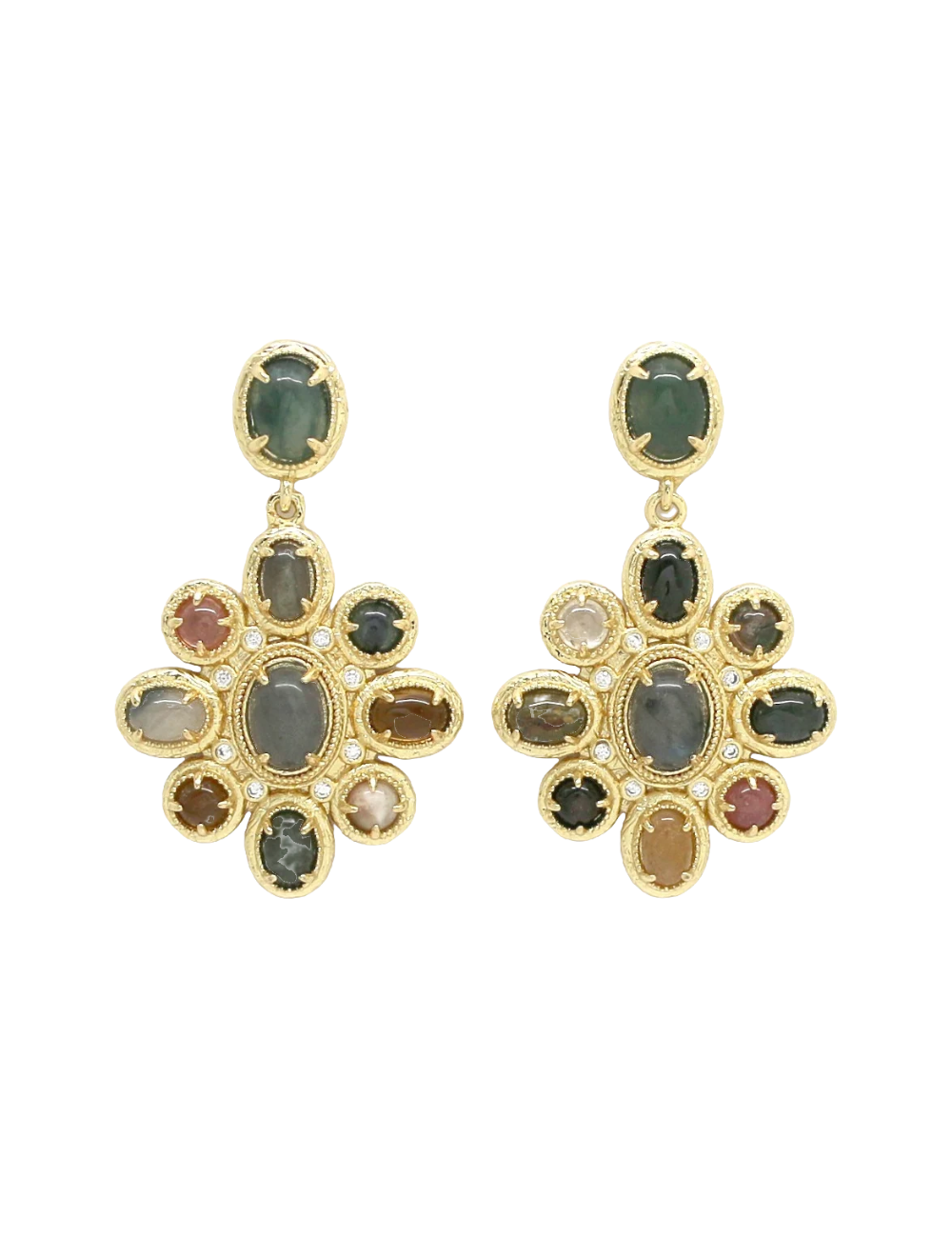 Boucles Rosaria - Tourmaline