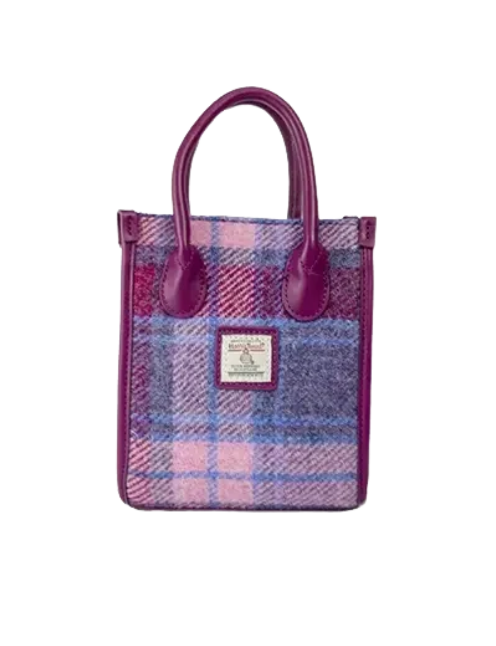Mini sac à main en Tweed