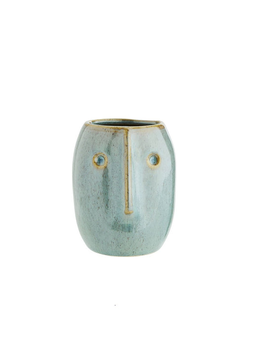 Petit vase visage aqua