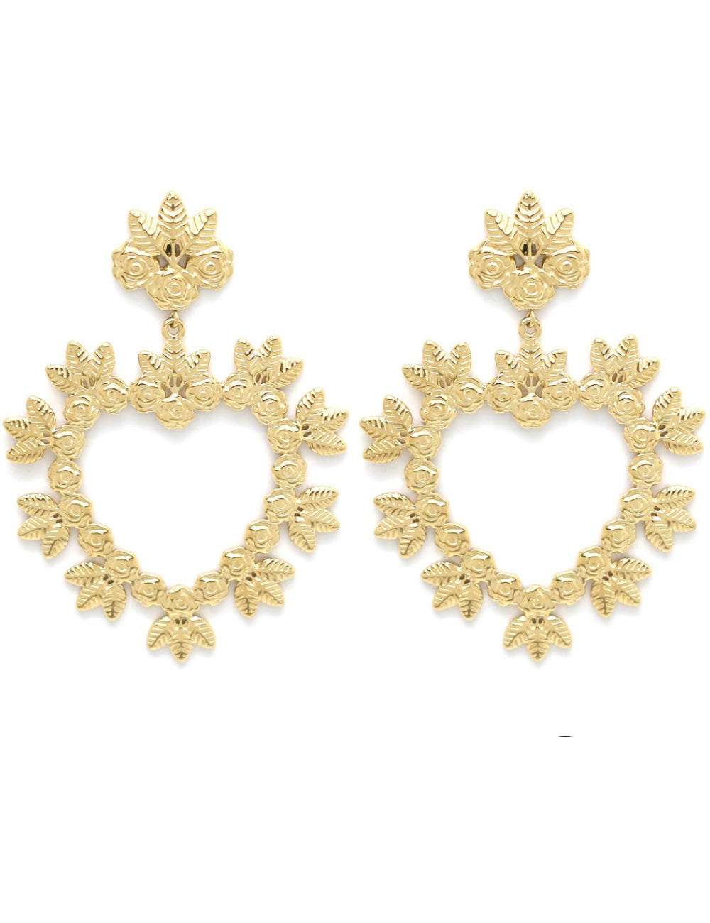 Boucles Laurel Heart