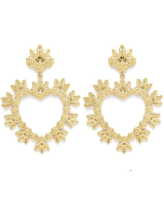 Boucles Laurel Heart