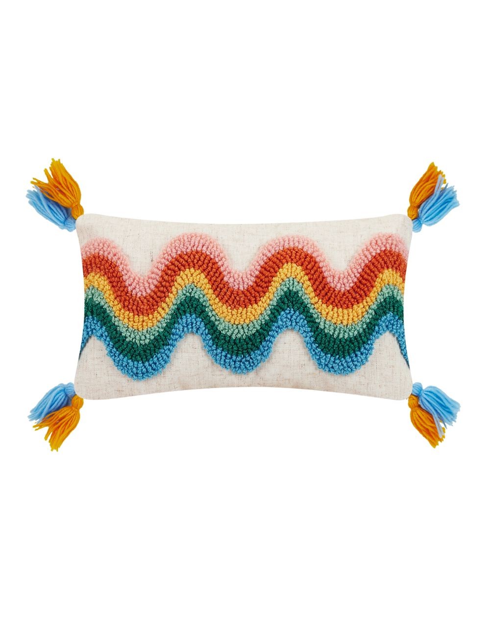 Coussin Rainbow Wave