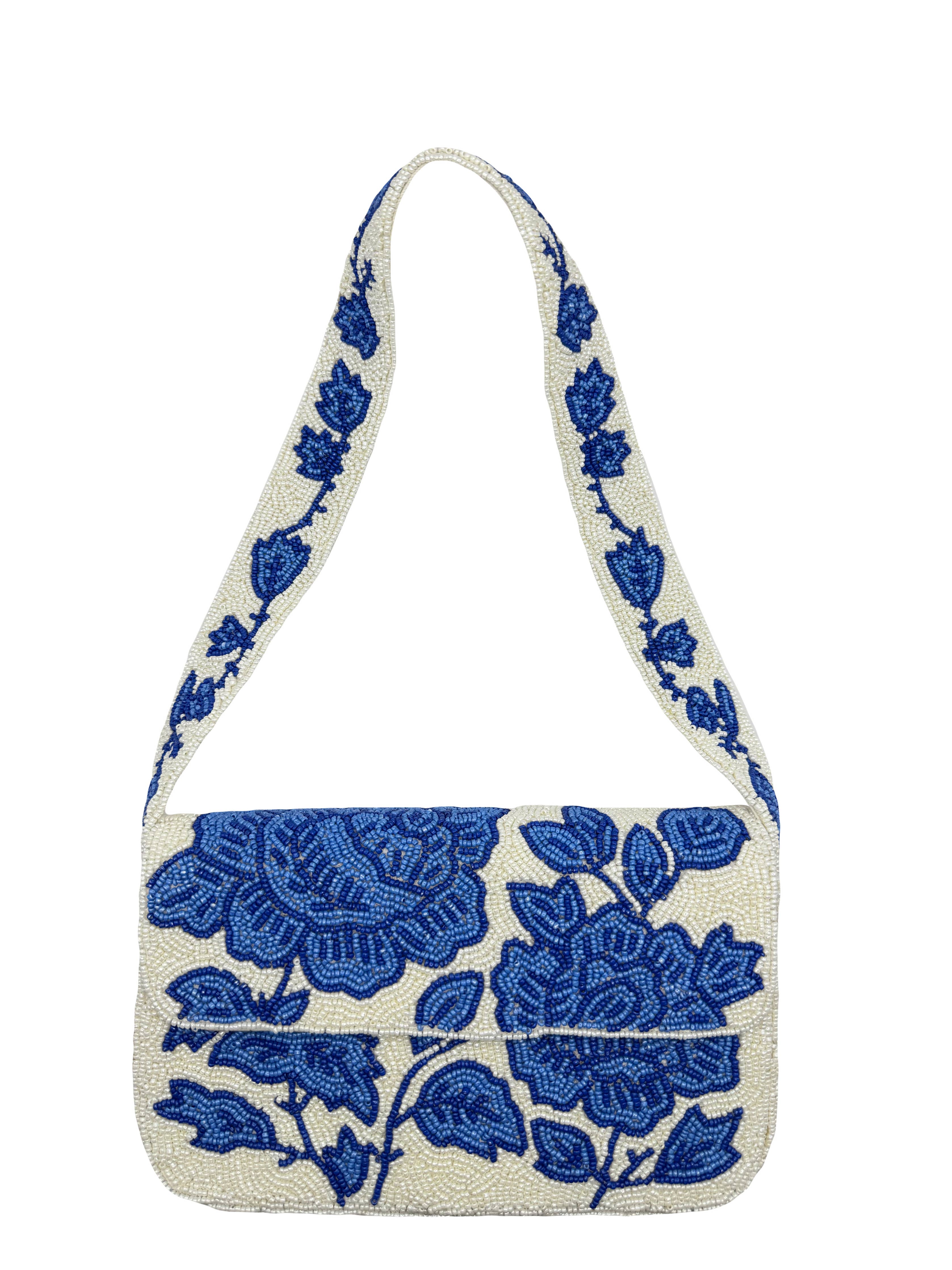 Sac perlé Bleuets