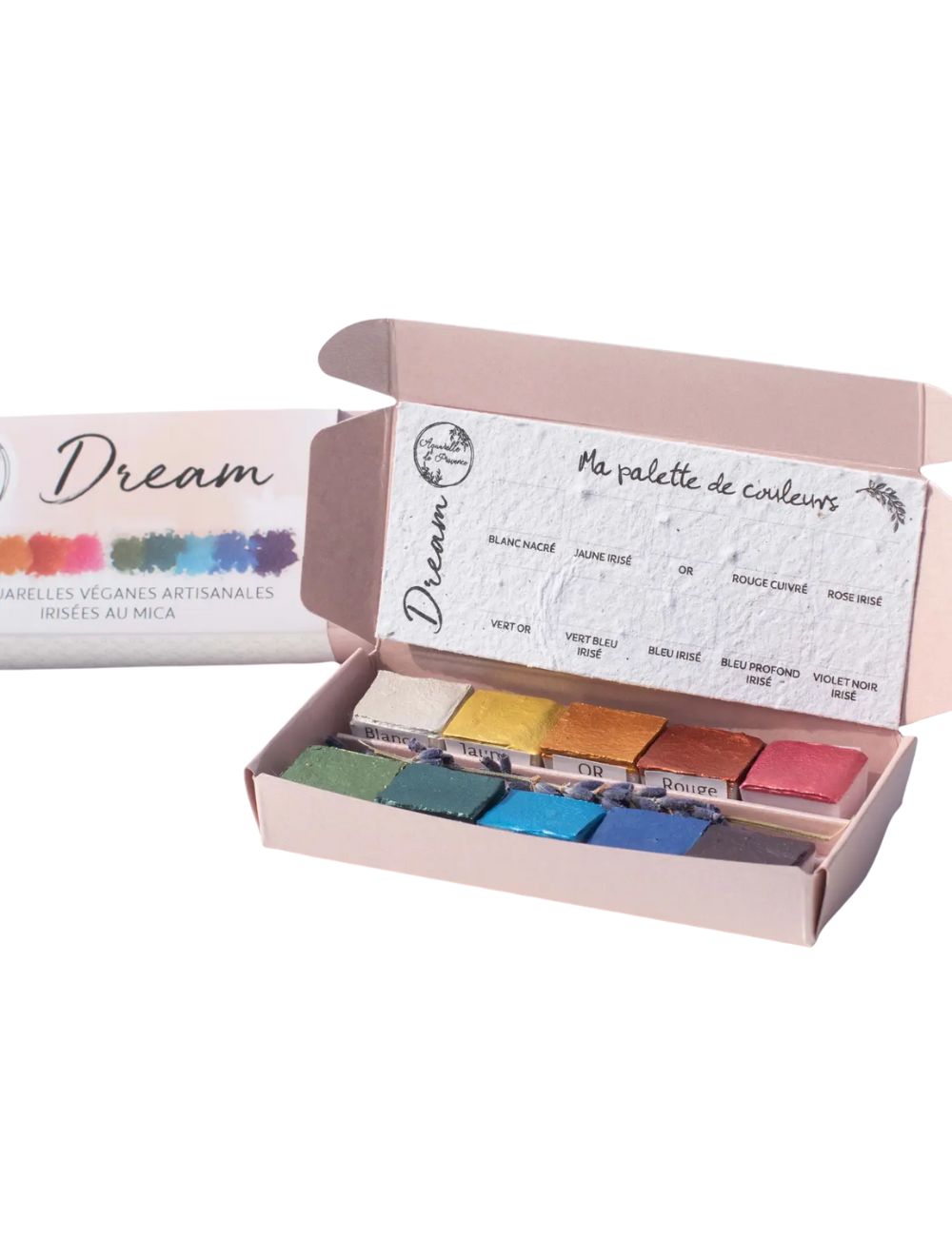 Aquarelle irisée "Dream"