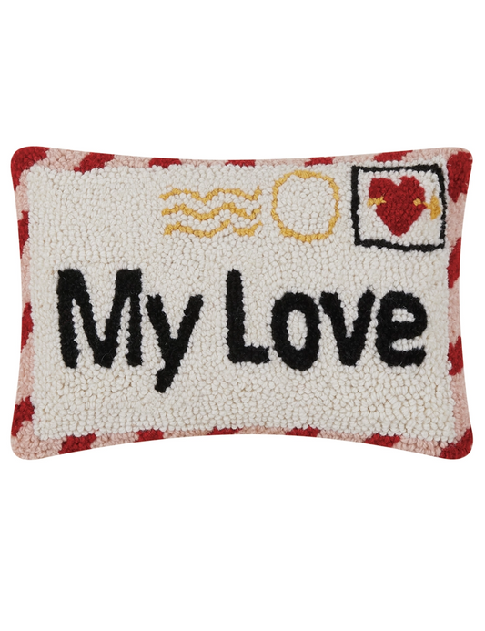 Coussin lettre love