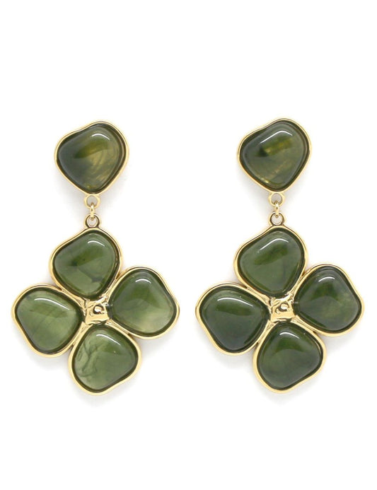 Boucles Luck - Vert