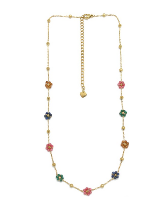 Collier Floral Multi