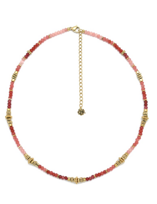 Collier Maluna - Rose