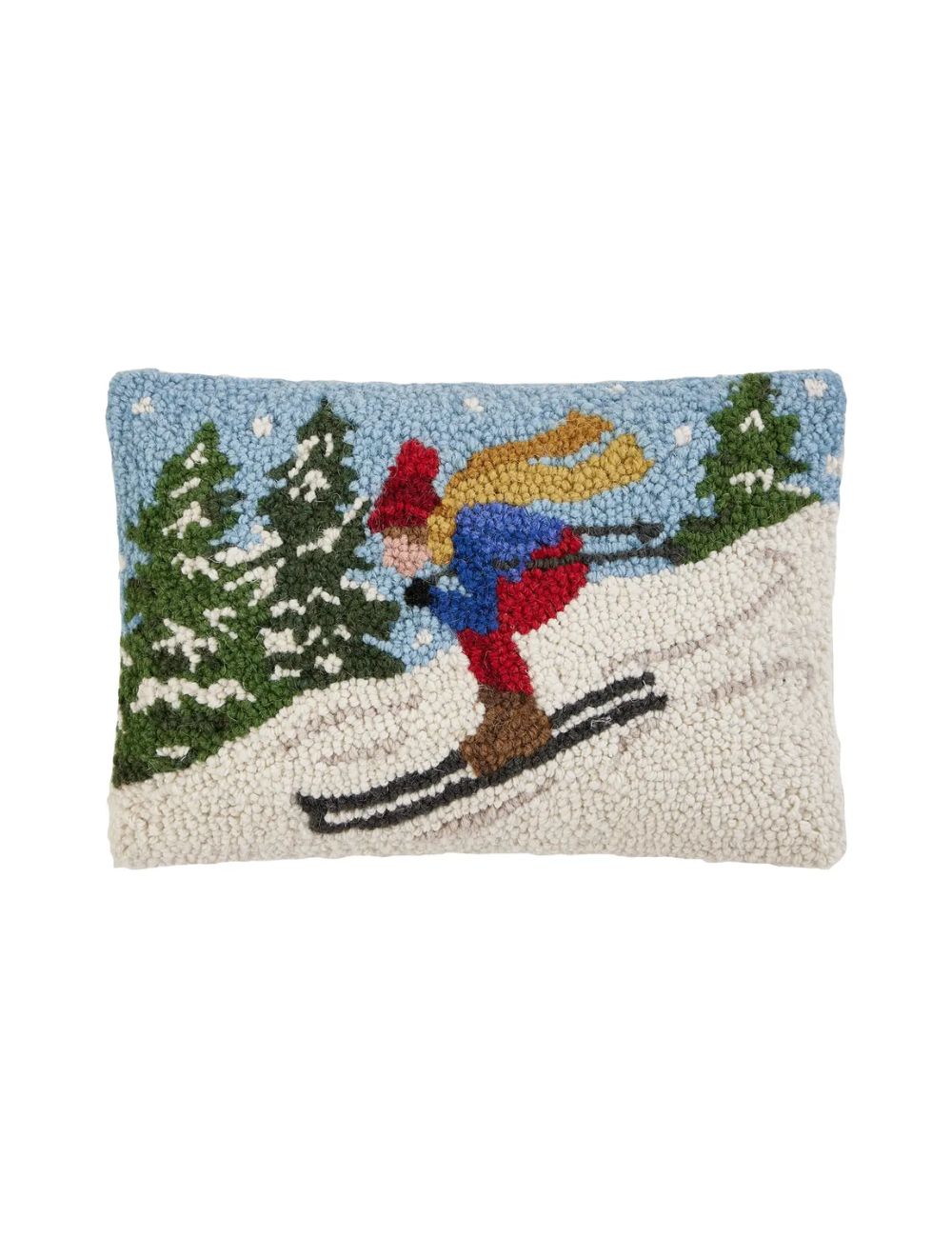 Coussin Snowy skier