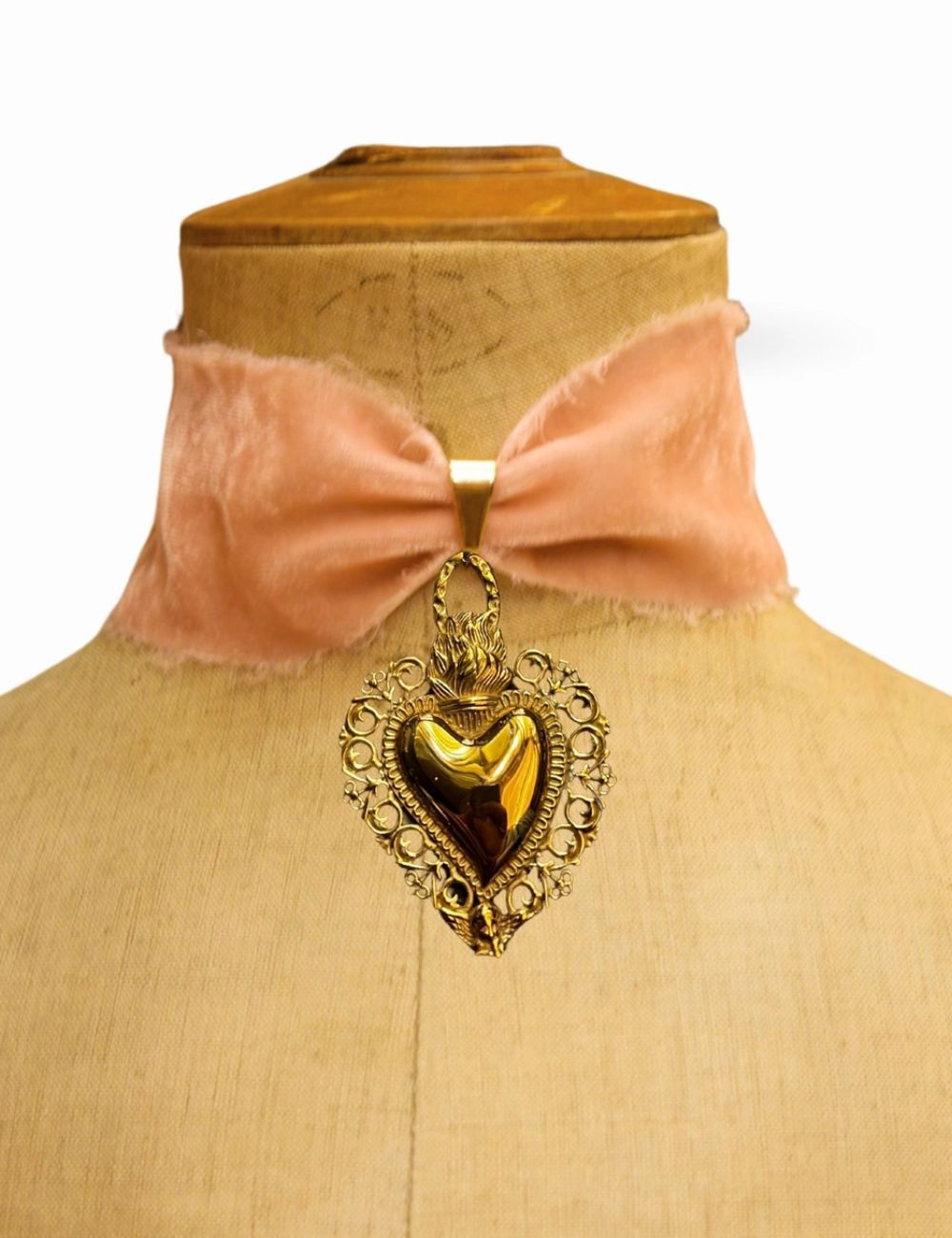 Choker Velours de soie - Romeo XL