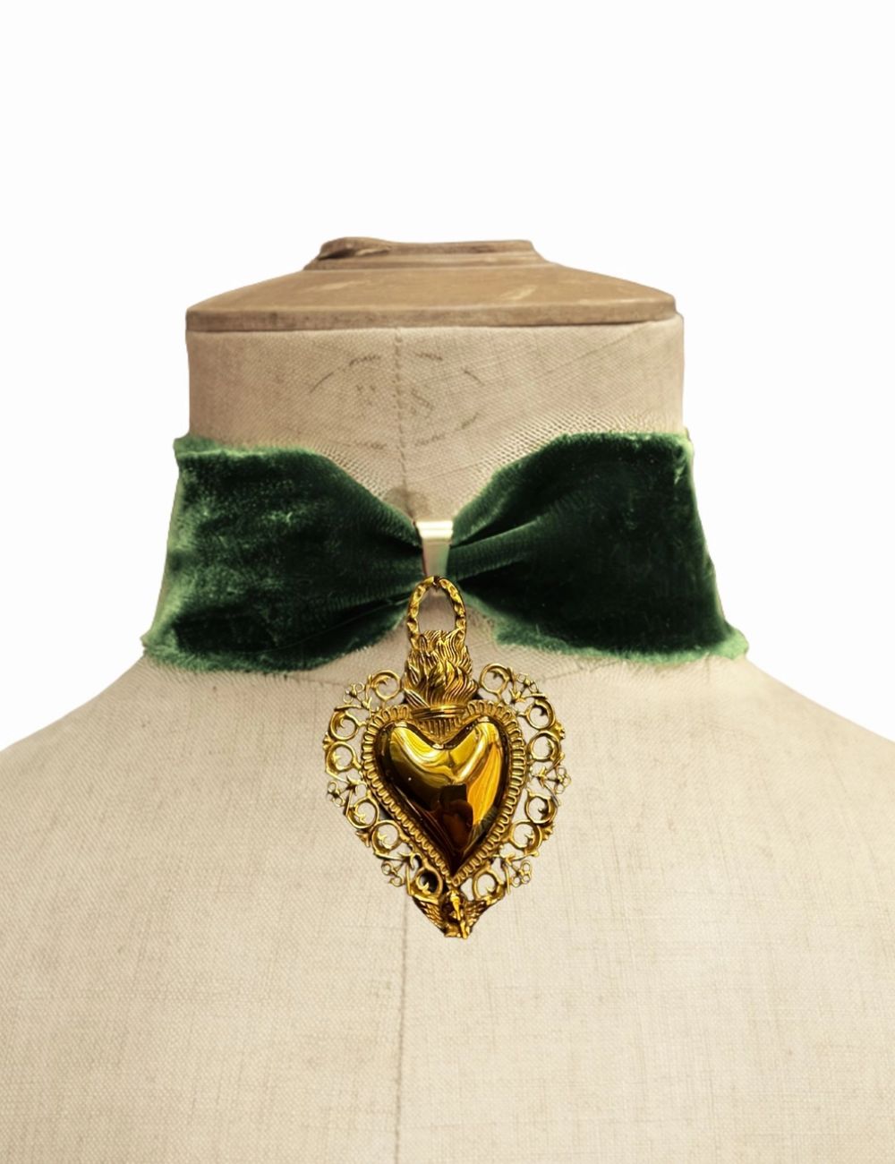 Choker Velours de soie - Romeo XL