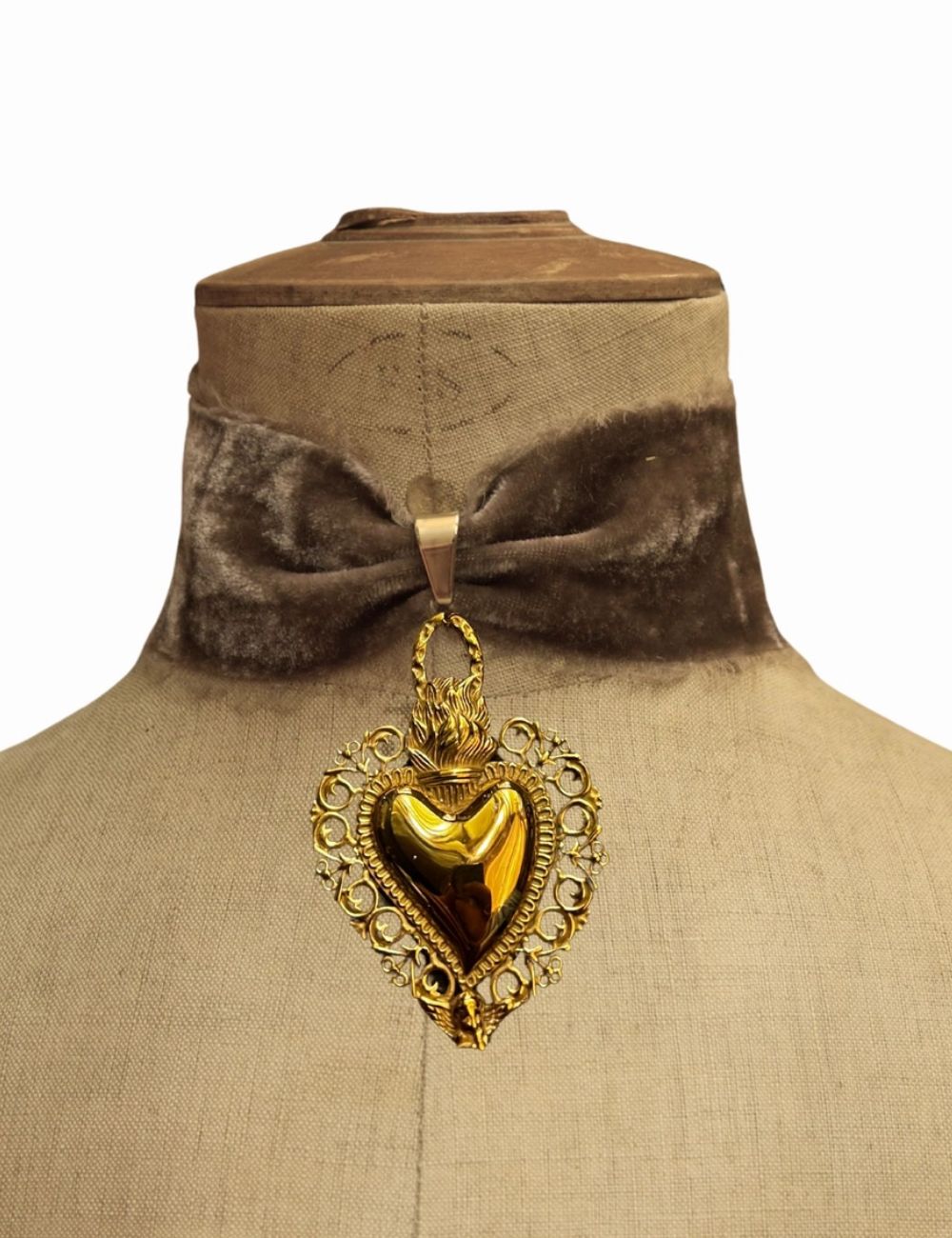 Choker Velours de soie - Romeo XL