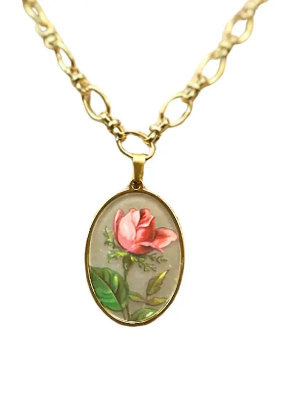 Collier Cabochon floral - 5 Modèles