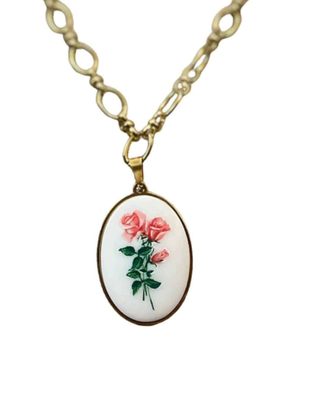 Collier Cabochon floral - 5 Modèles