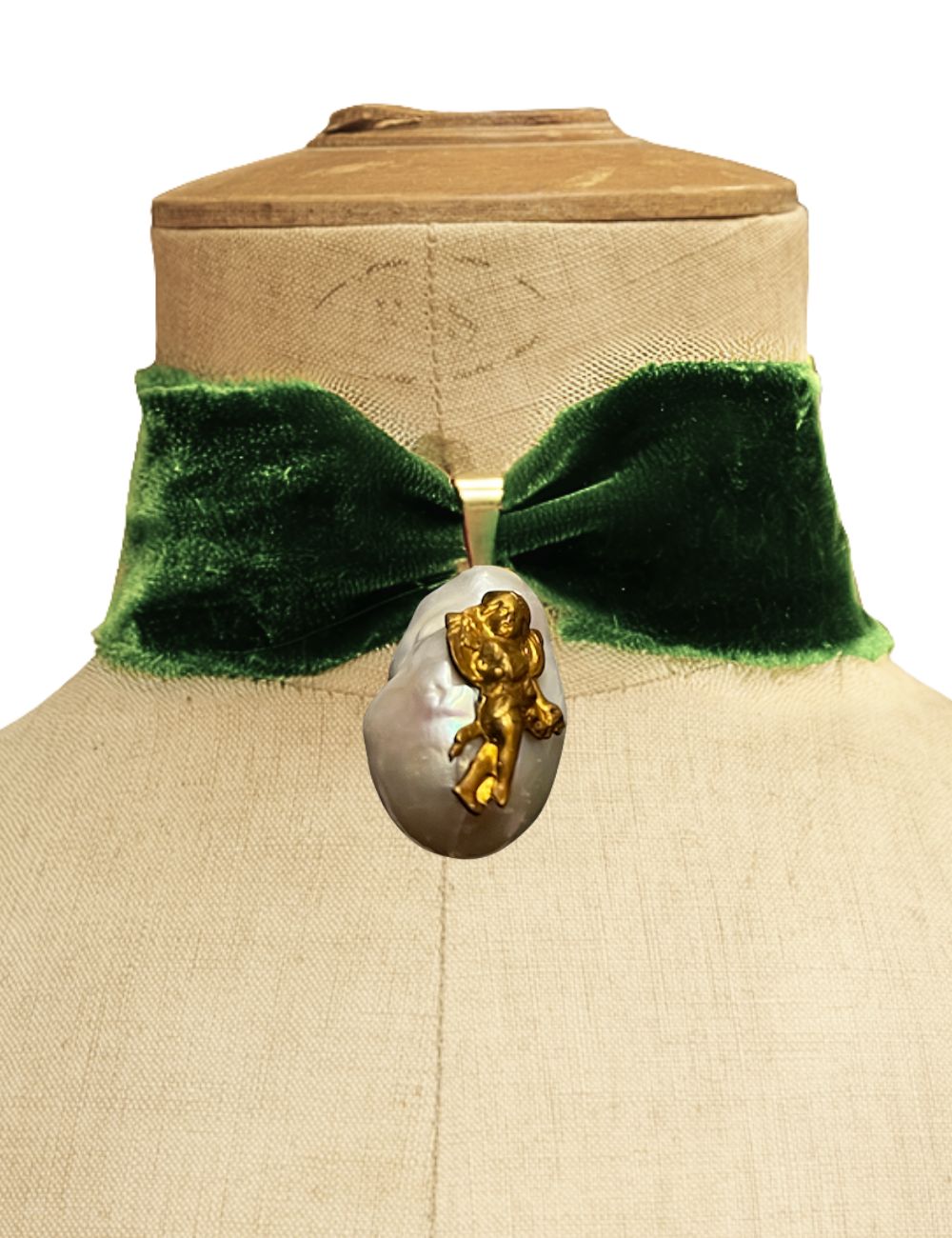 Choker Velours de soie - Barocco