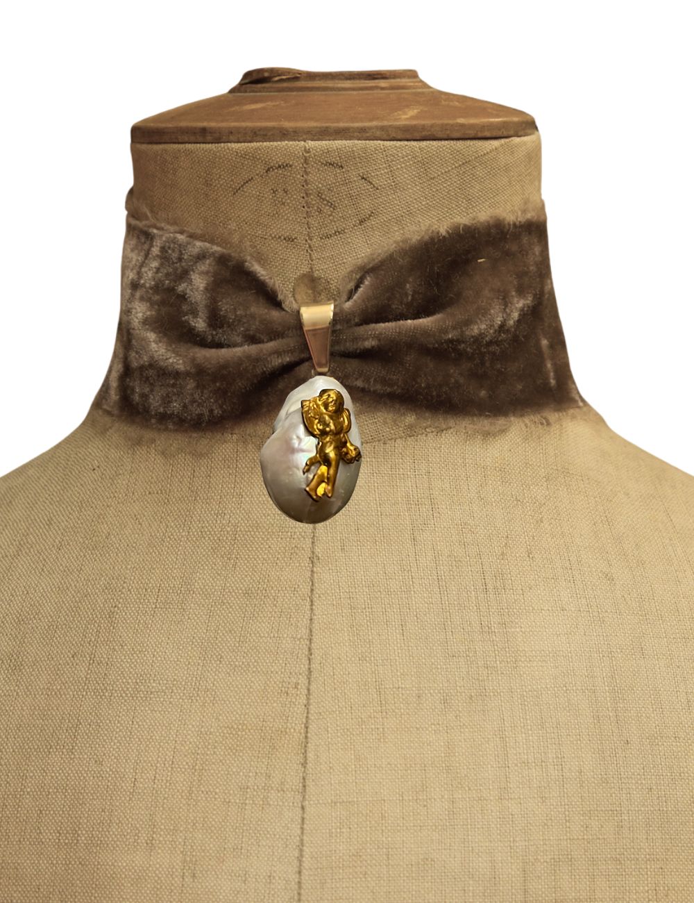 Choker Velours de soie - Barocco