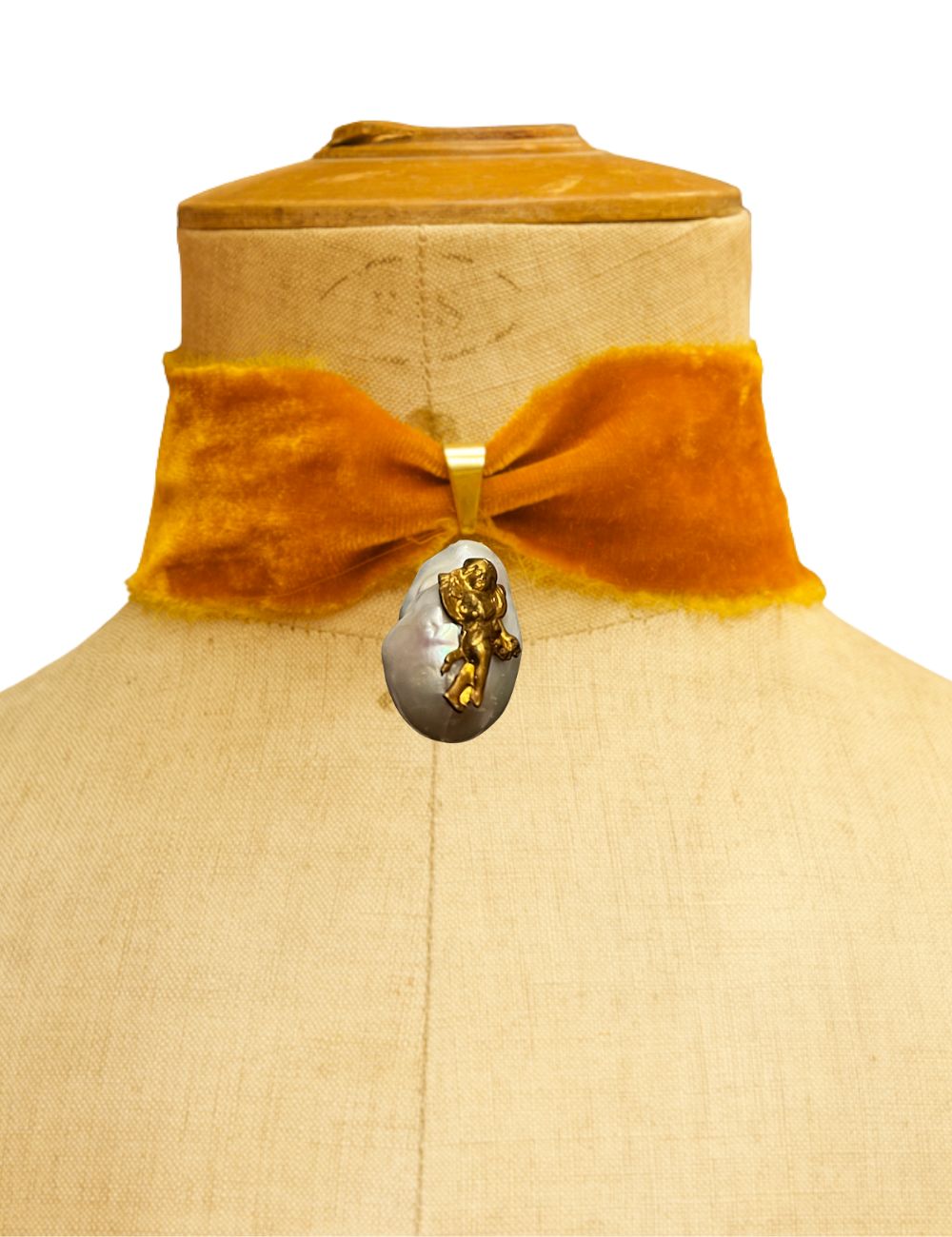 Choker Velours de soie - Barocco