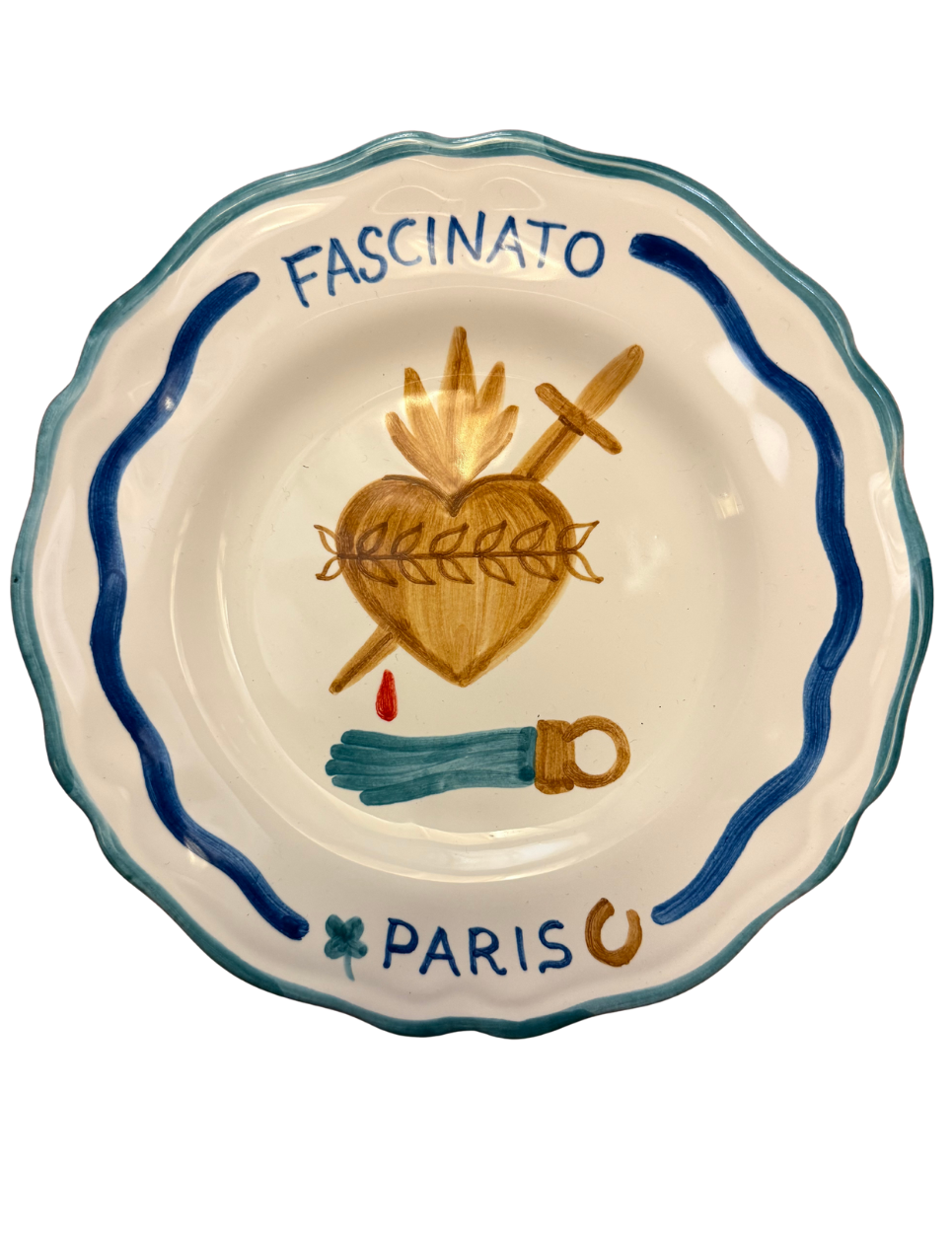 assiette Inspiration Trattoria Fascinato motif ex voto figa 