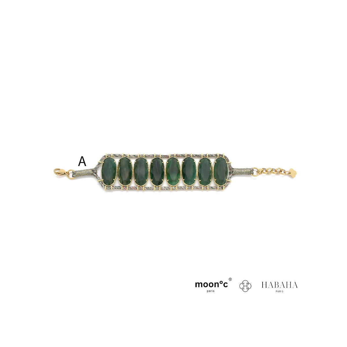 Bracelet Genshi agate mousse