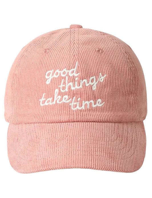 Casquette Good Things Take Time