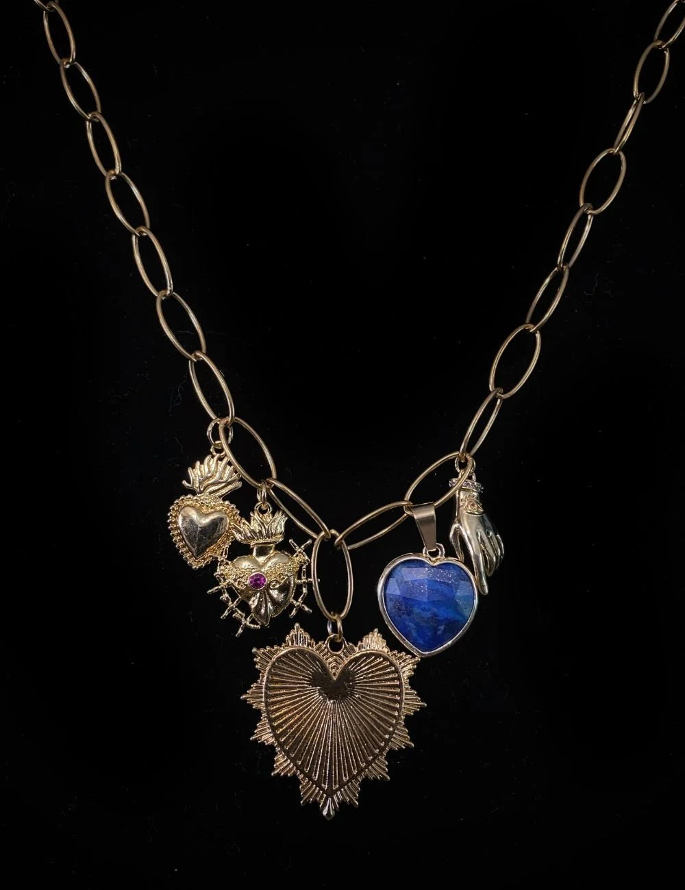 Collier Love - Plaqué Or - 5 Variantes