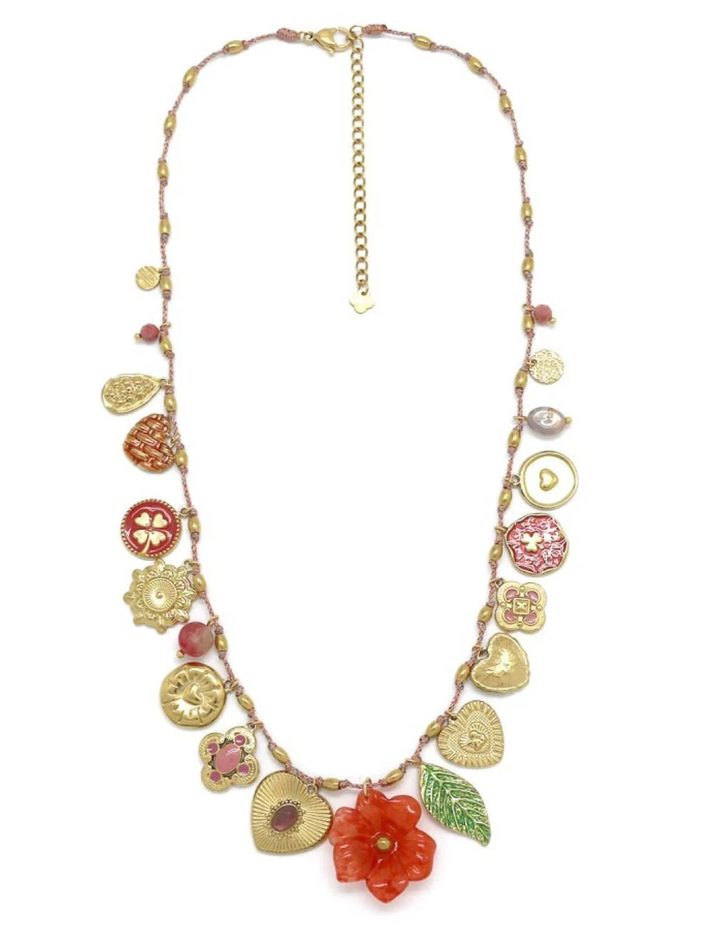 Collier Cordon Breloques - 4 modèles