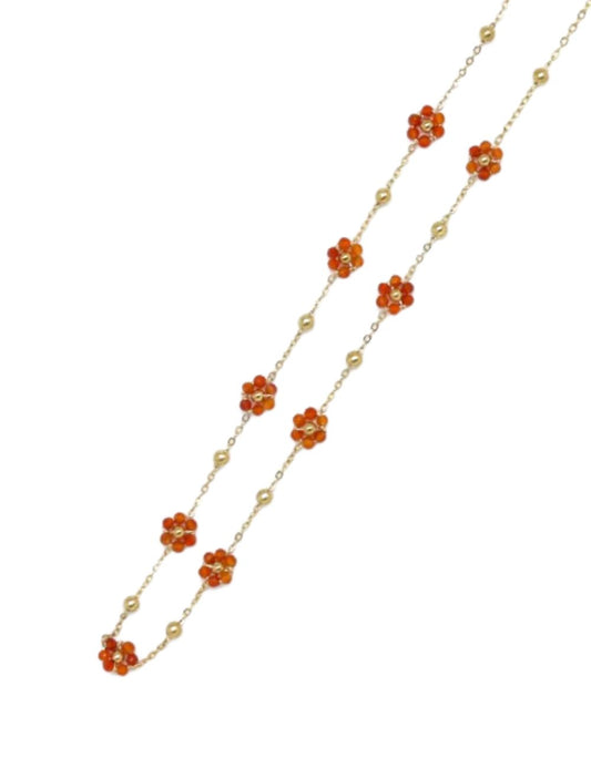 Collier Floral - Jaspe