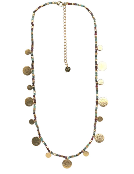 Collier Bagi - Turquoise africaine