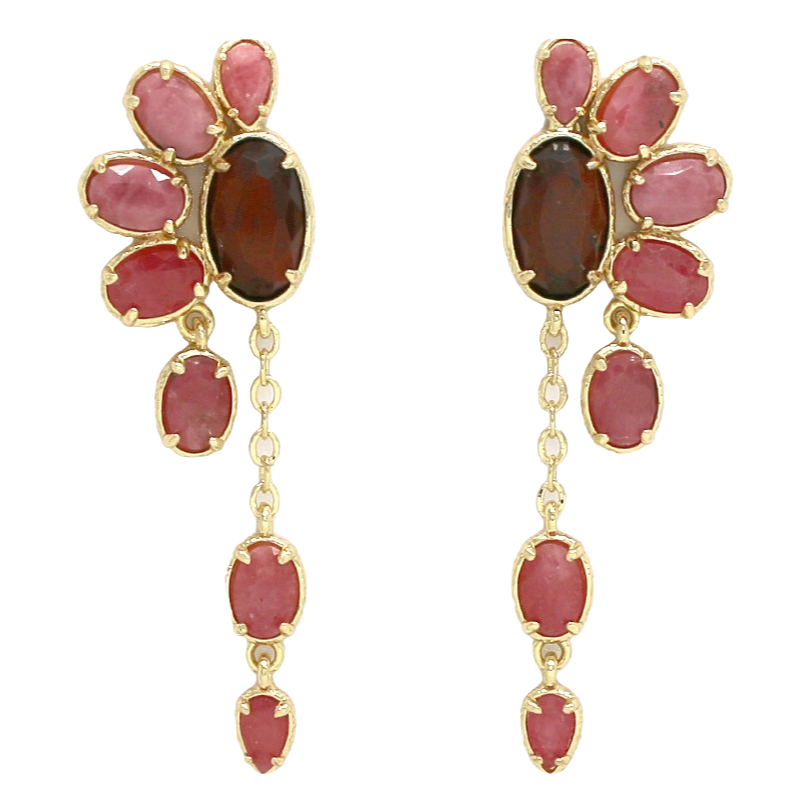 Boucles Flavia - Rhodonite