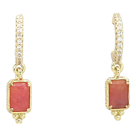 Boucles Petra - Tourmaline rose