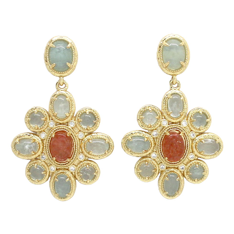 Boucles Rosaria - Aigue-marine