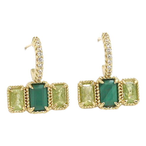 Boucles Smeralda - Malachite