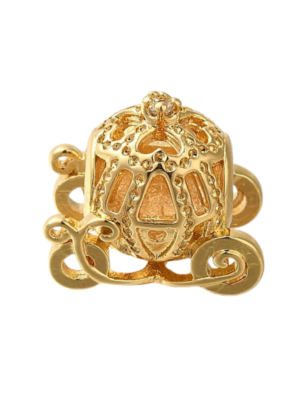 Charm Carrosse – carrosse de conte de fées doré