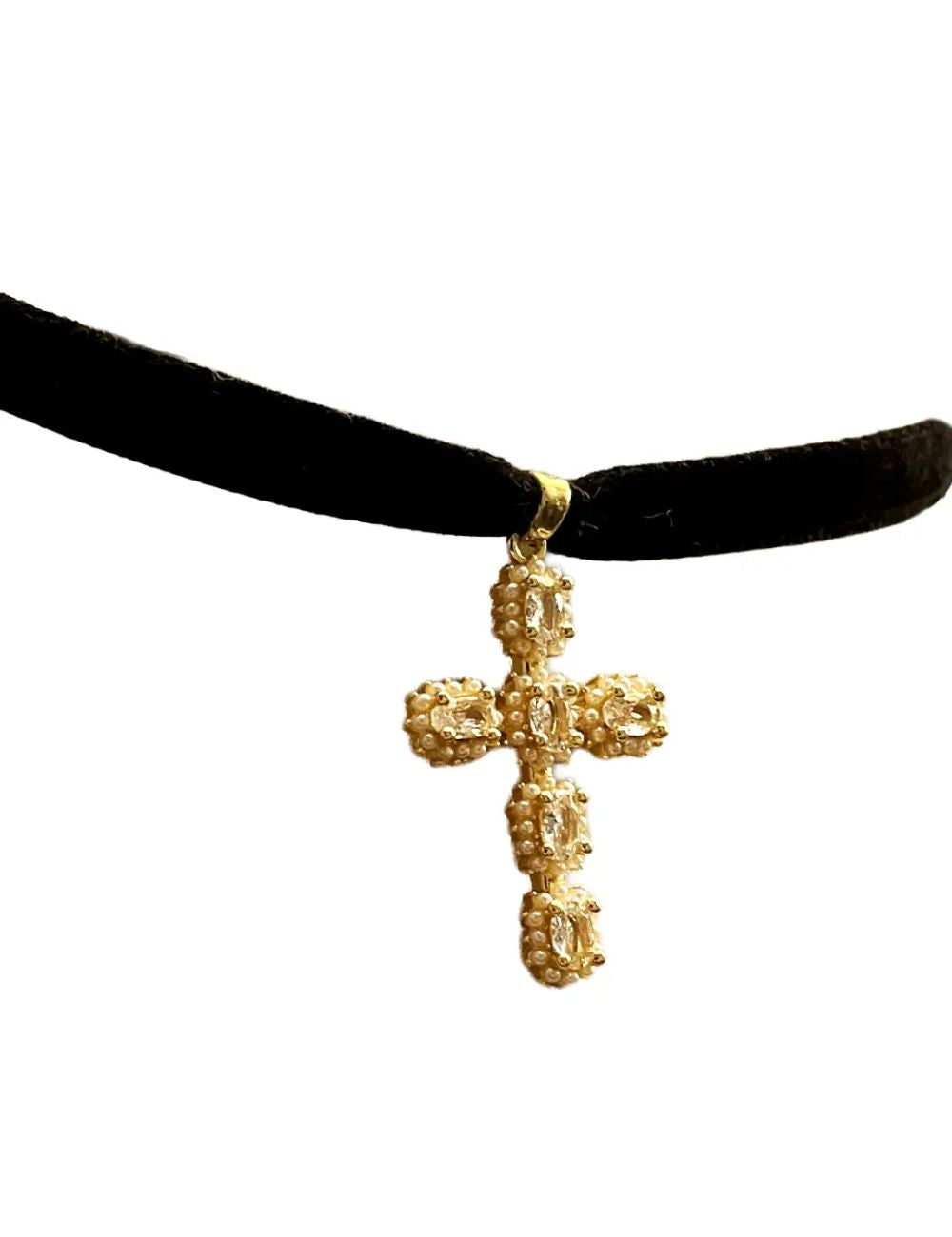 Ruban fin Croix