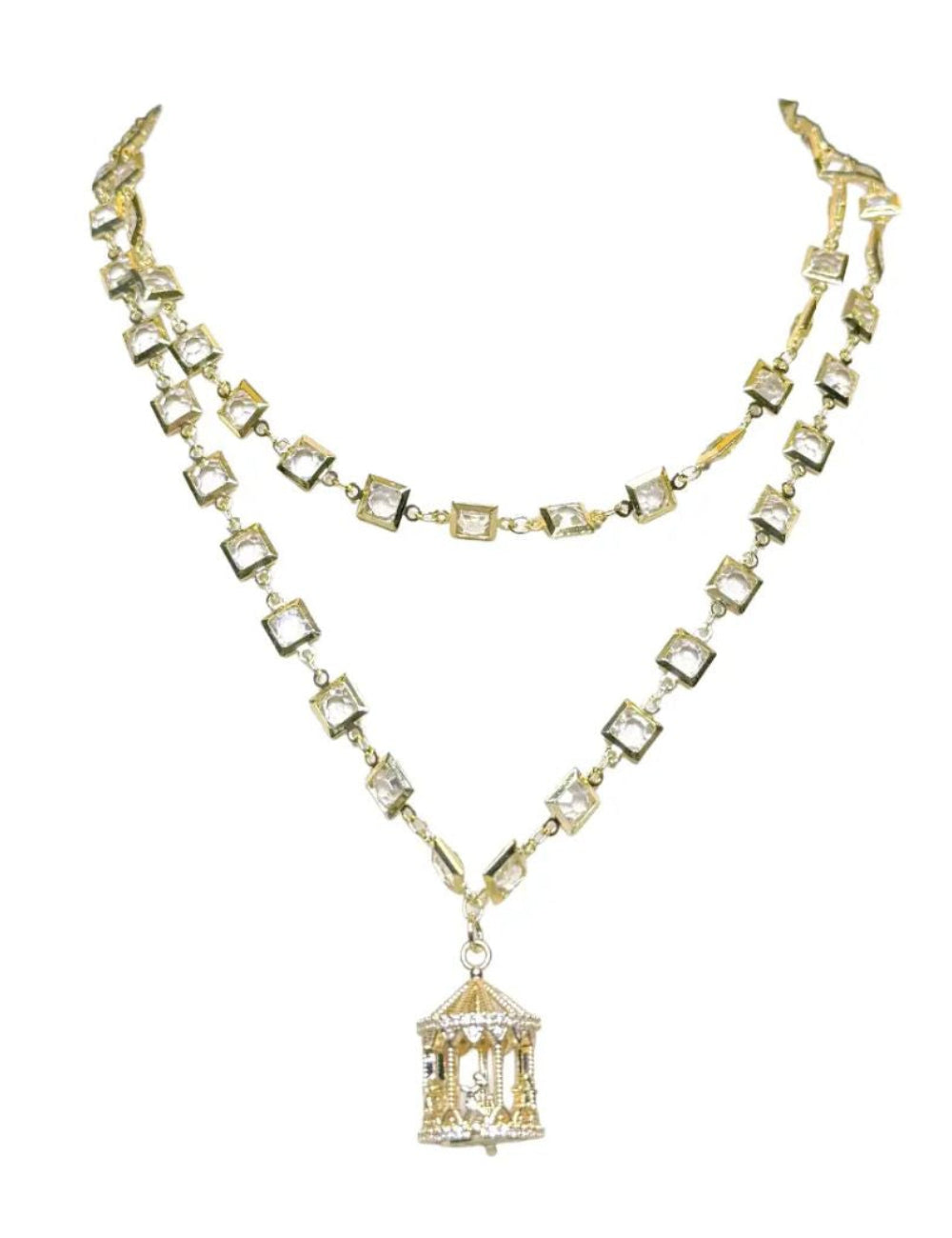 Collier double/long Carrousel